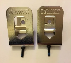 2 New Dewalt N268241 20V Belt Clips Hooks for DCF887, DCD996, DCF885, DCD771 etc - Picture 1 of 5