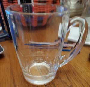 Baileys Irish Cream Clear Glass Coffee Mug ~ 12oz ~ 4.5" Tall Preowned - Picture 1 of 4