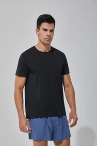 Camisa de natación para hombre de secado rápido manga corta UPF 50+ protección solar protección contra erupciones - Imagen 1 de 21