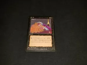 MTG 1x 4th Edition black rare MP Chinese FBB Greed - ships w/ tracking - Picture 1 of 2