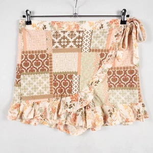 Pantalones Cortos Cato Pequeños Multicolor Primavera Flor Pull On Volantes Dobladillo Envoltura Detalle Frontal - Imagen 1 de 8