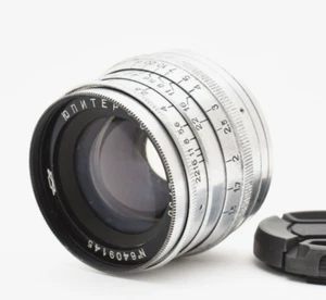 JUPITER-8 50mm F/2 L39 Mount Portrait Lens Leica Zorki FED [Exc＋5] From JAPAN#59 - Picture 1 of 13