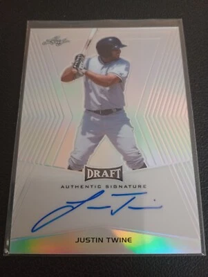 2014 Leaf Draft Justin Twine AUTOGRAPH Marlins - Image 1 of 2