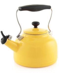 Chantal 1.7Qt Vintage Tea Kettle Yellow