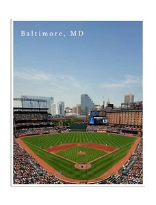 Baltimore Orioles Gift Baseball Art Stadium Poster Large Print 16x20" - Picture 1 of 1