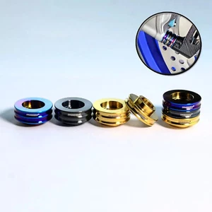 Titanium Ti M10 Concave or Convex Washer Gasket Disc Brake Caliper Mounting Bolt - Picture 1 of 20