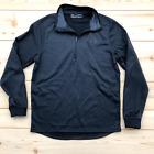 Under Armour Cold Gear Black 1/4 Zip Mock Neck Pullover Sweatshirt Adult Size S