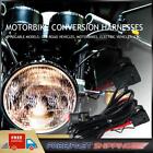 Motorcycle Spotlight Wiring Harness Waterproof Safety Protection Accessories #1