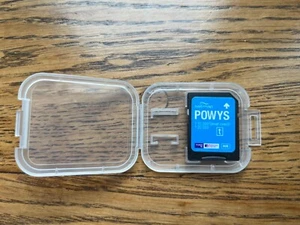 Satmap Map SD Card for POWYS 1:25000 and 1:10000 Street View for Active 10/12 - Picture 1 of 1