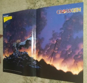 PÓSTER DE DOS CARAS SCION/DIENTE DE SABLE (~10""X14") CROSSGEN-MARVEL-MAGO-PLIEGUE - Imagen 1 de 2