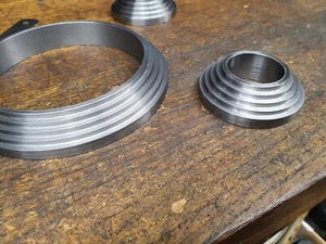 Custom Parts / Spacer / Bush /Sleeve /top hat mild steel LARGE AVAILABLE look 👍 - Picture 1 of 20
