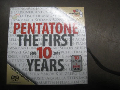 Pentatone First 10 Years, 10 SACDs box set + bonus (see pics), SACD (11) - Image 1 of 4