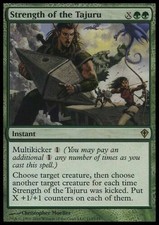 Strength of the Tajuru SP Worldwake MTG Magic The Gathering Green English Card