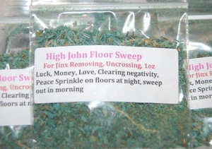 High John Floor Sweep  Protection- Uncrossing Wealth, Love, Hoodoo, Santeria,  - Picture 1 of 5