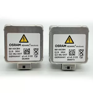 USED 2x D1S Osram 66140CBN 6200K Cool Blue Intense Next Gen HID Xenon Bulbs 35W - Picture 1 of 5