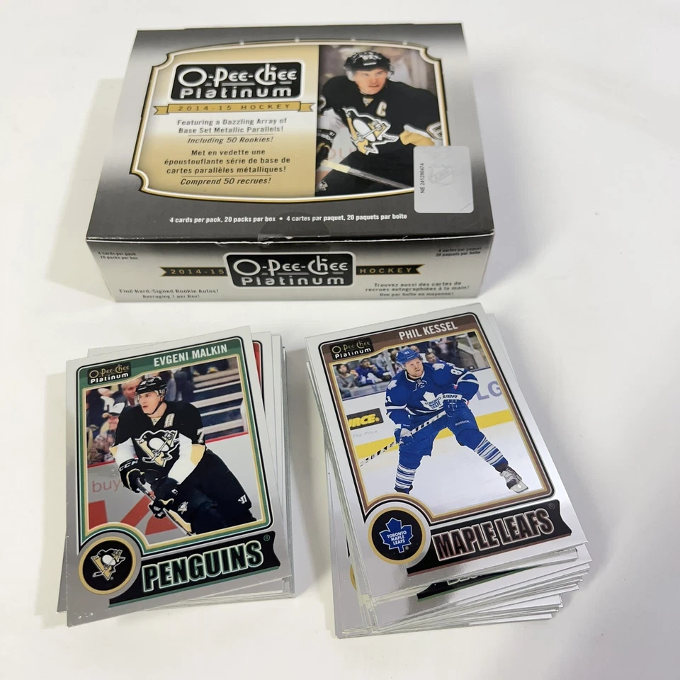 2014/15 Upper Deck O-Pee-Chee Platinum Hockey Box : 51 cards included - Image 1 of 4