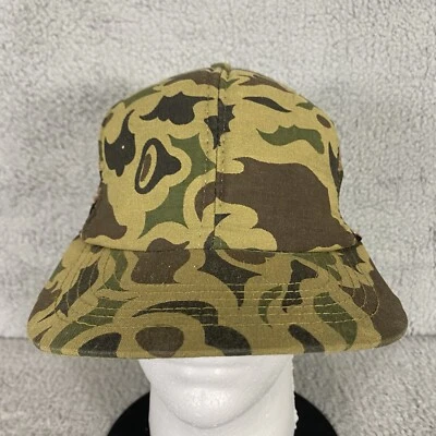 Vintage Duck Camouflage Mesh Trucker Hat Dad Cap Snapback Hunting Outdoors - Image 1 of 4