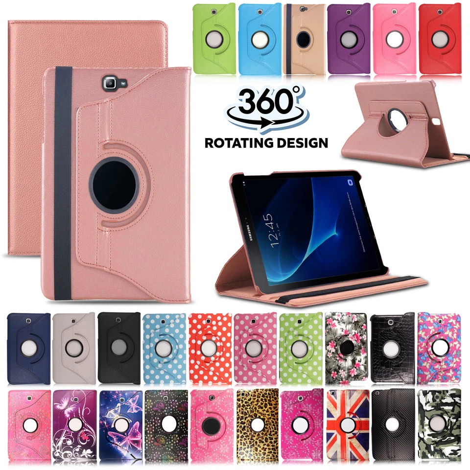 Case for Samsung Galaxy Tab A 10.5 E 9.6 S6 S5e S4 Tab 3 Lite Leather Flip Cover - Image 1 of 1