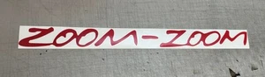 INSTOCK Mazda Zoom Zoom decal Sticker 35-inch windshield banner graphics RED - Picture 1 of 2