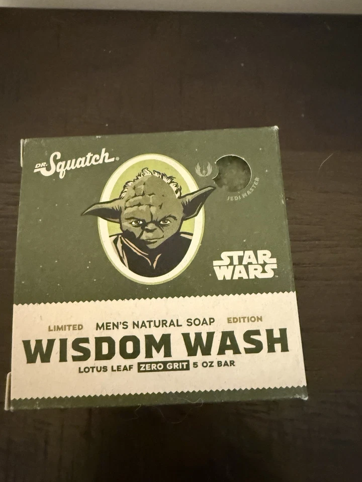 Dr. Squatch x Star Wars Limited Edition Soap Bar 5 Oz Wisdom Wash Yoda - Image 1 of 1