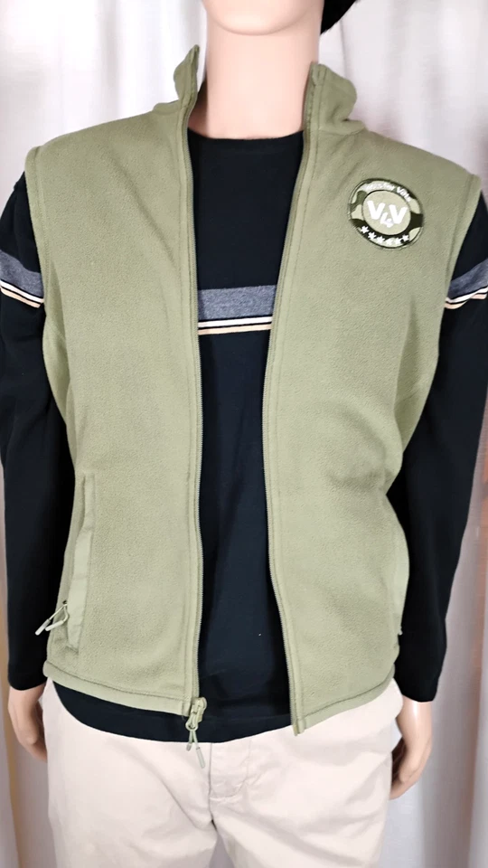 Coletes para veterinários Stormtech Blackrock masculino pequeno verde oliva exército microfleece macio - Imagem 1 de 4