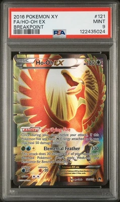 Pokémon XY Breakpoint #121 2016 arte completo/ho-oh ex PSA 9 Foto 1 de 2