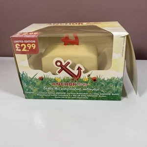 Plato de mantequilla de anclaje vintage/retro - abierto nunca usado - en caja - Imagen 1 de 5