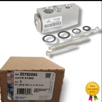 GM Genuine 15-51260 A/C Thermal Expansion Valve Kit Replaces 20782085 OEM - Image 1 of 3