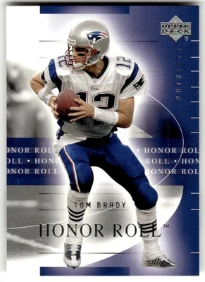 2002 Upper Deck Honor Roll - Tom Brady #34 HOF QUASE PERFEITO - Imagem 1 de 2