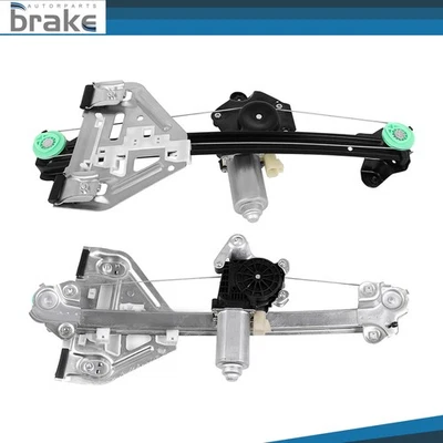 Rear Left & Right Power Window Regulator With Motor For 2003-2007 Cadillac CTS - Image 1 of 4