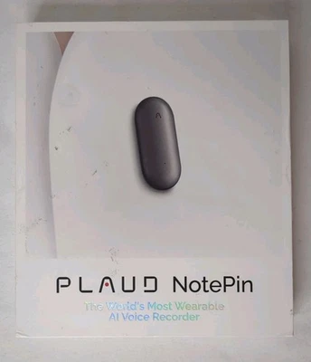 PLAUD NP-64G-GR-1 NotePin Voice Recorder Cosmic Gray Retail - Image 1 of 4