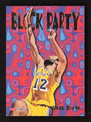 Vlade Divac 1995-96 Hoops #5 Block Party Los Angeles Lakers NBA - Image 1 of 2