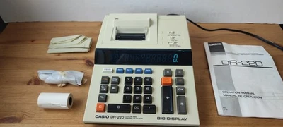 Casio DR-220 12 Digit Display Printer Calculator with Printing Function - Boxed - Image 1 of 4