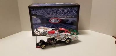  John Force 2008 Norwalk Night  under Fire"CHRISTMAS CAR"Mustang Funny Car 1/24 - Image 1 of 4