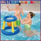 AU Pool Water Inflatable Circle Ball Parent Child Beach Toy (Basketball Hoop)