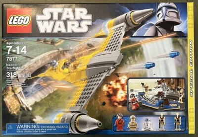 Lego Star Wars Naboo Starfighter 7877- Sealed New Retired - Image 1 of 4
