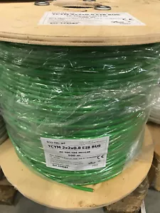 500m BUSLEITUNG KABEL Leitung Installation KNX EIB-Y(ST)Y 2X2X0,8 grün ⚡⚡ - Bild 1 von 1