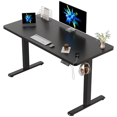 Gunji Höhenverstellbarer Schreibtisch 120/140/160cm Elektrischer Schreibtisch - Bild 1 von 4