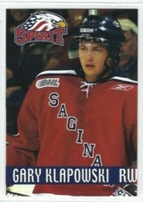 2004-05 Saginaw Spirit (OHL) Gary Klapowski