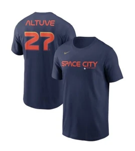 Jose Altuve Houston Astros Nike City Connect Name & Number T-Shirt - Navy SizeXL - Picture 1 of 3