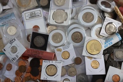Coin Sale! - 30+ Pieces Per Lot!  - Silver, Old US Coins,   Wheats, And More! - Image 1 of 4