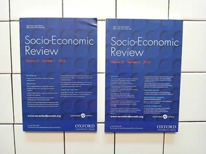 Socio-Economic Review Vol 13 Numbers 1+2 2015 Oxford University Press Textbook - Bild 1 von 10