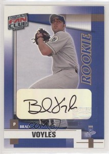 2002 Donruss Fan Club Rookie Rookie Auto Brad Voyles #225 Auto