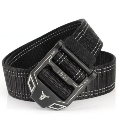 Cinturón táctico militar para hombre con hebilla Cinturones de liberación rápida Aleación Hebilla Cinturón Exterior - Imagen 1 de 4