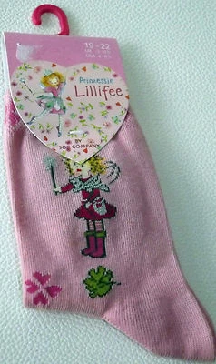Prinzessin Lillifee 73373 - Kindersocken / Socken - Gr: 19-22 - Rosa / Rose 8660
