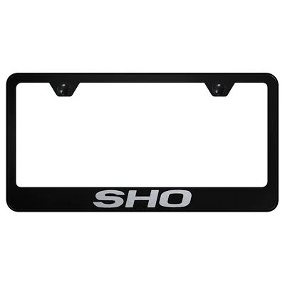Ford SHO Laser Etched Logo Stainless Steel License Plate Frame - Image 1 of 3