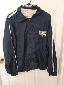 Mens Creative Edge Windbreaker/Jacket USA Size L Good Preowned Condition - Picture 1 of 6
