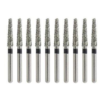Dental Diamonds Round End Taper Burs FG 856/018SC Super Coarse Friction Grip - Image 1 of 4
