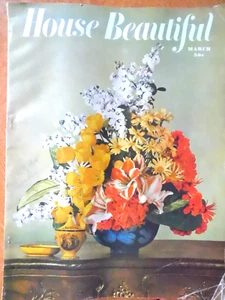 1948 House Beautiful Magazine-March - Picture 1 of 9