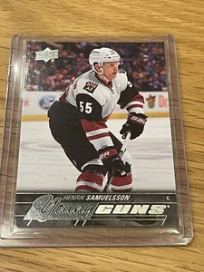2015-16 UD Hockey Series 1 Young Guns Henrik Samuelsson #213 - Picture 1 of 2